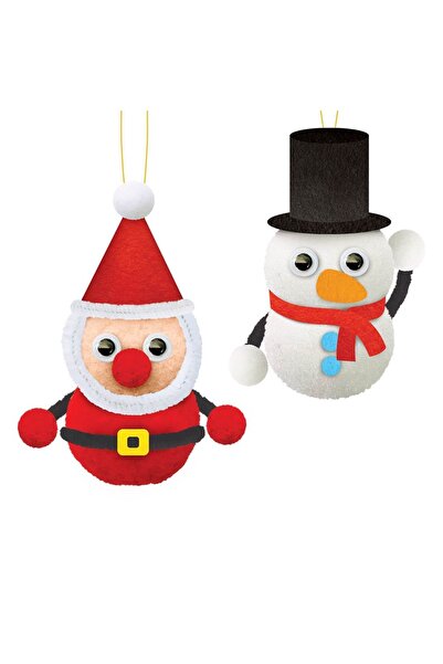 DD SHOP Set Creatii de Craciun cu Pompon Mos Craciun & Om de Zapada - Seturi ...