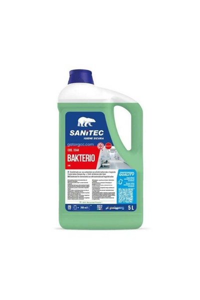 SANITEC Bakterio Cleaner and Disinfectant Lime Surface Sanitizer for Home 5L