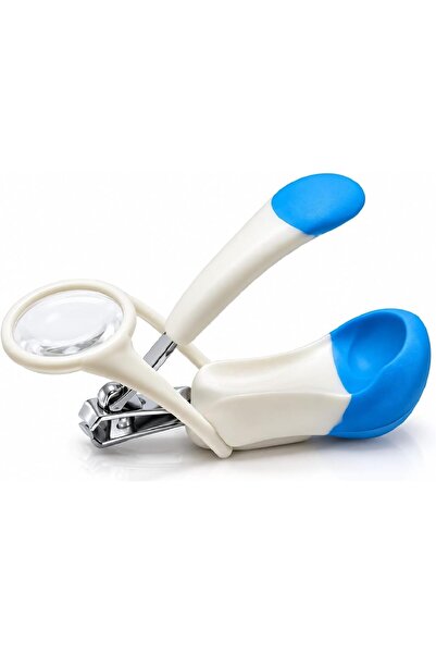 Nuvi Baby Nail Clipper with Magnifier, Rounded Edge Nail Cutter for Babies, S...