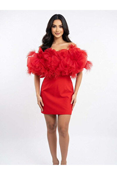 Bellissima Rouge Organza Statement Mini