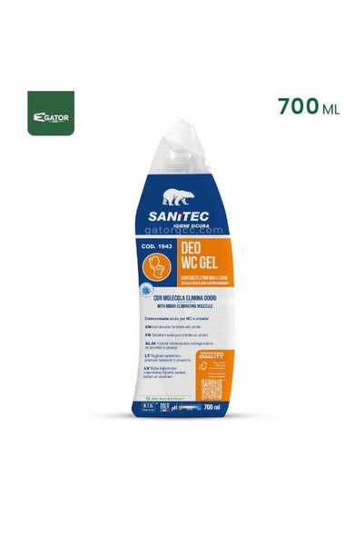 SANITEC Long Lasting Fragrance Detergent for WCs and Urinals Toilet Cleaner 7...