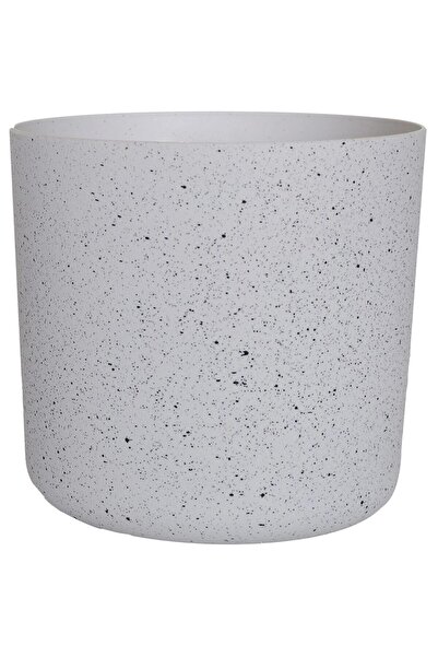 OEM Ghiveci flori VERVE, plastic, D 13 cm, alb
