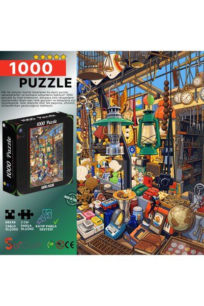 Soi Craft 1000 Parça Puzzle Antika Pazarı # 6593