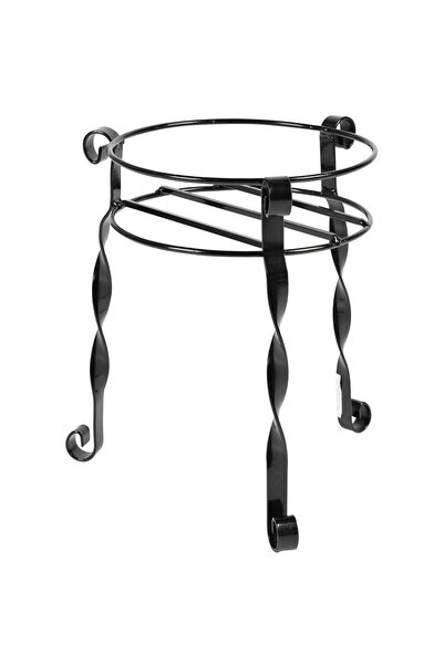 OEM Stativ ghiveci, metal, 35 cm, negru