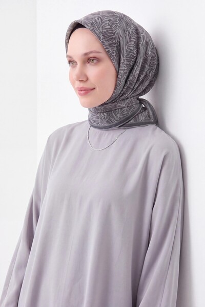 Silk Home Soft Scarf Petra Silver