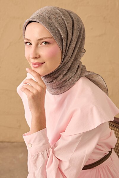 Silk Home Eșarfă Monare cu model etnic gri închis