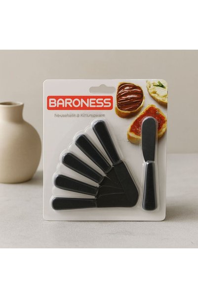 Generic Brand طقم تقديم الإفطار والزبدة (6 قطع) (11 سم)