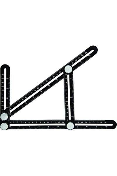 OEM TOPMASTER ъгломер, 4 сегмента, алуминиев, черен