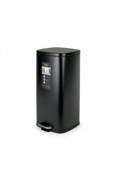 EK BINS Stella Color Coated Steel Step Bin with Slow Close Lid Dustbin for Ki...