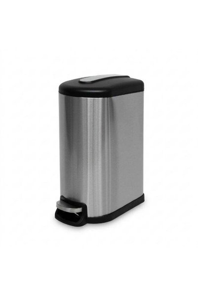 EK BINS Stainless Steel Pedal Bin with Soft Close Lid Fingerprint Proof Matte...