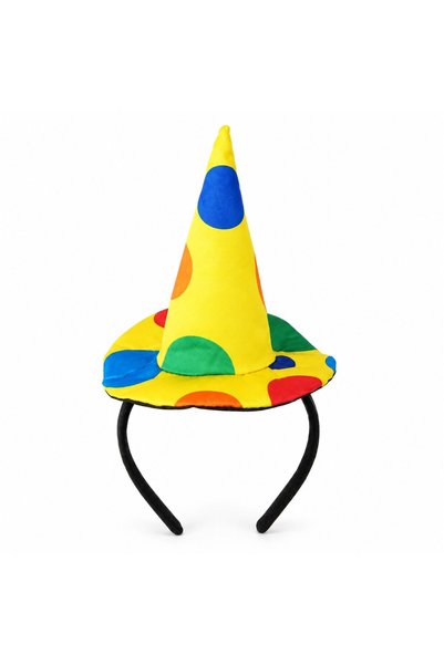 Flippy Palarie Clovn cu Bentita, Flippy, Accesoriu Costum Petrecere si Carnav...