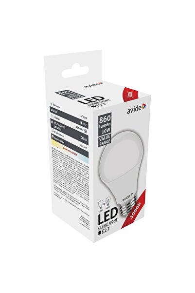 OEM Bec LED AVIDE, E27, 10W, 880lm, lumină caldă