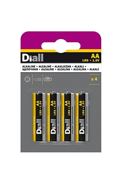 OEM DIALL AA alkaline battery, 1.5V, 4 pieces