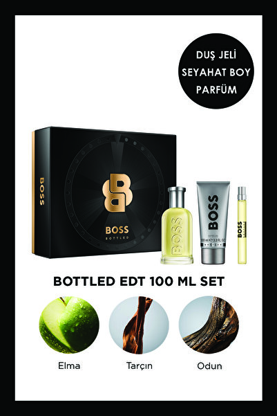 BOSS Bottled EDT 100 ml Erkek Parfüm Set