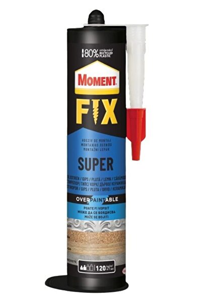 OEM Лепило за полистирол и топлоизолация MOMENT Super Fix, крем, 400 г