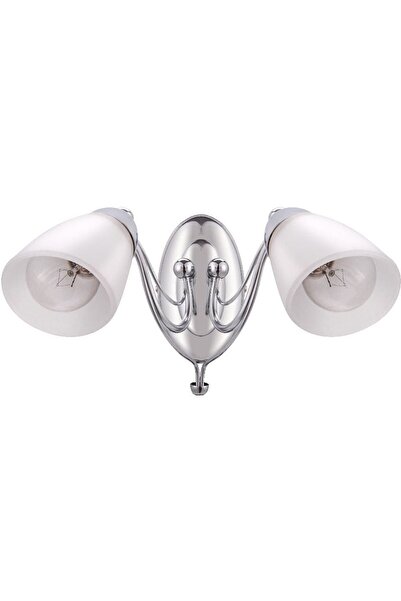 OEM Aplica de perete Trivia GoodHome, 2 E14, LED compatibil, argintiu