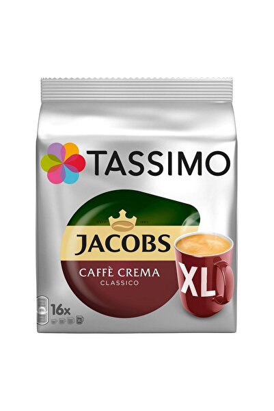 Tchibo Cafissimo Tassimo Jacobs Cafe Crema Classico XL, 16 capsule