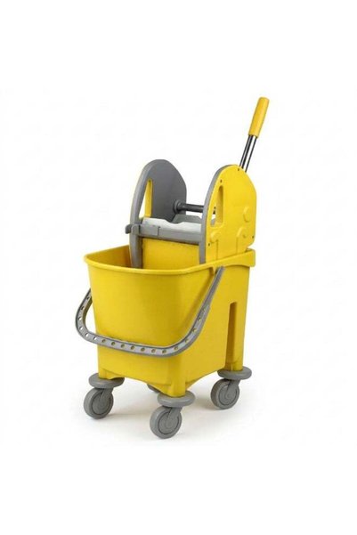 GATOR Single Mop Bucket Trolley 22L Yellow