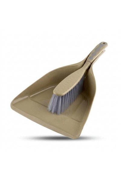 GATOR Plastic Dustpan Set Dust Pan for Home Beige