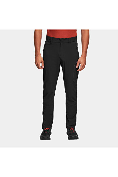 Alpinus Pantaloni de trekking pentru bărbați Pyrenees negri FF43791