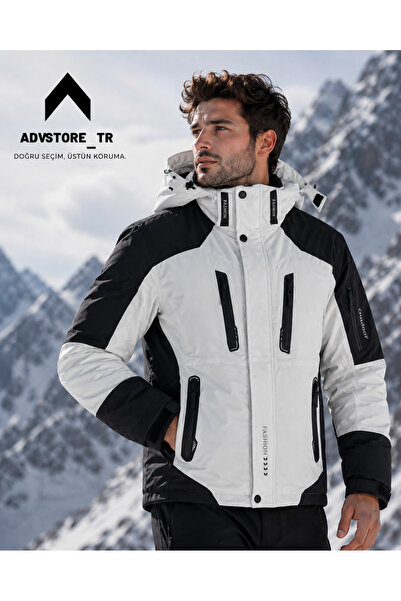advstore.tr Erkek Termal Kar Mont -30C Kadar Koruma Sağlar Su Geçirmez