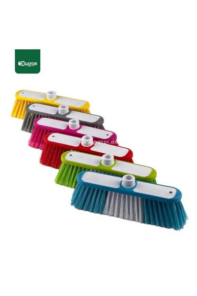 GATOR Soft Brush Indoor Sweeping Broom for Home 28x3cm Multicolor