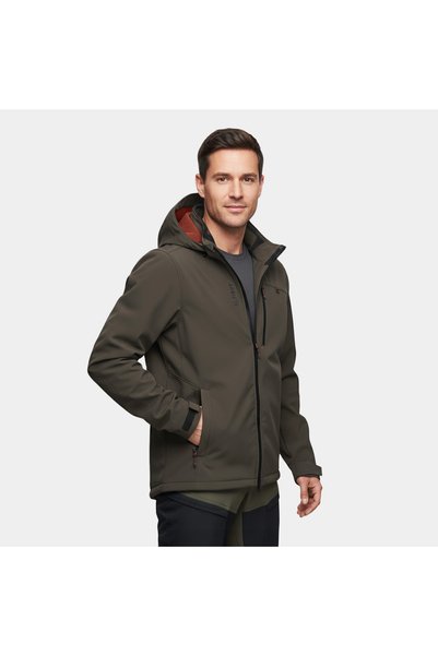 Alpinus Jachetă softshell Roignais pentru bărbați, maro, MK35058