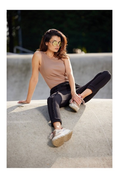 Infinite You Tricou de bumbac basic bej InfiniteYou
