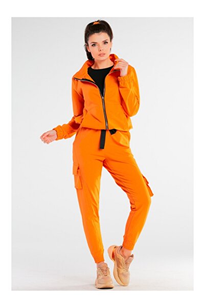 Infinite You Pantaloni de trening cargo portocalii InfiniteYou