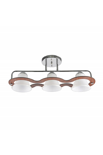 Klausen Candelabru Mina LY-3362, 3xE27, alb+argintiu+maro, IP20,