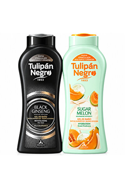 Tulipan Negro Pachet 2x650 ml Tulipán Negro Black Ginseng & Sugar Melon, Gel ...