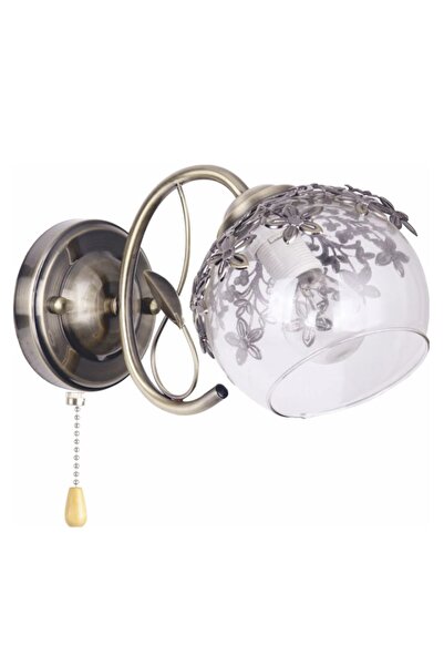 Klausen Aplică de perete Desert LY-3461, 1xE27, bronz și alb transparent, sti...
