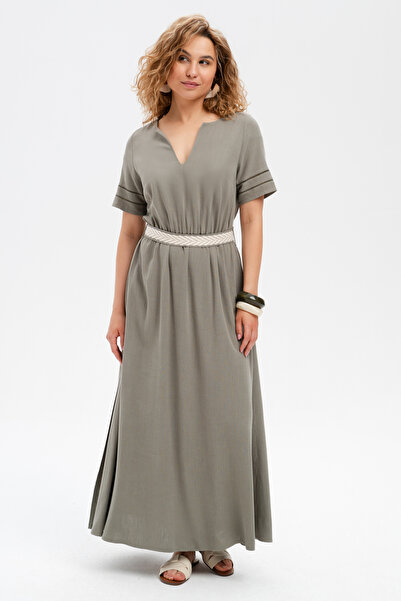 Blue Shadow Rochie Fajana Kaki