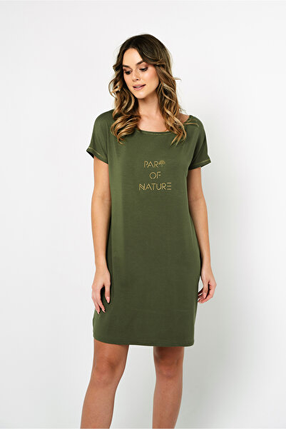 Italian Fashion Bluză de damă Natura cu mânecă scurtă