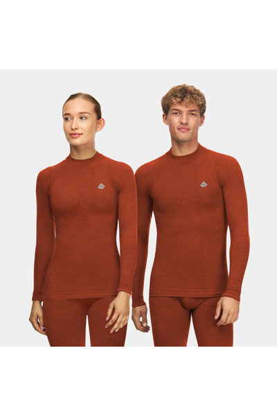 Alpinus Bluză termică unisex Merino Aoraki portocalie GT11918