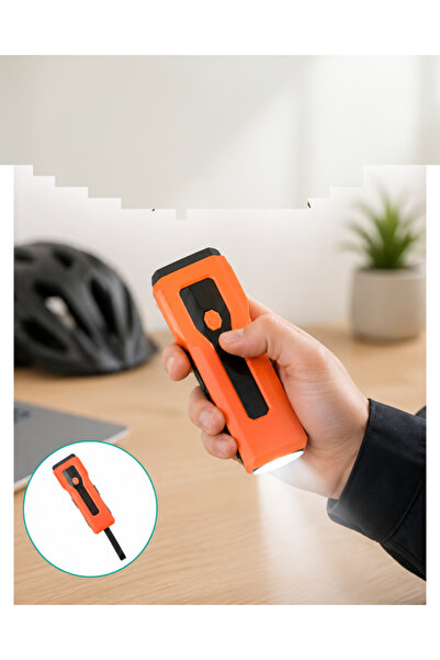 Kaliteyi Bul Bisiklet Farı 5000 mAh Batarya COB Çakar