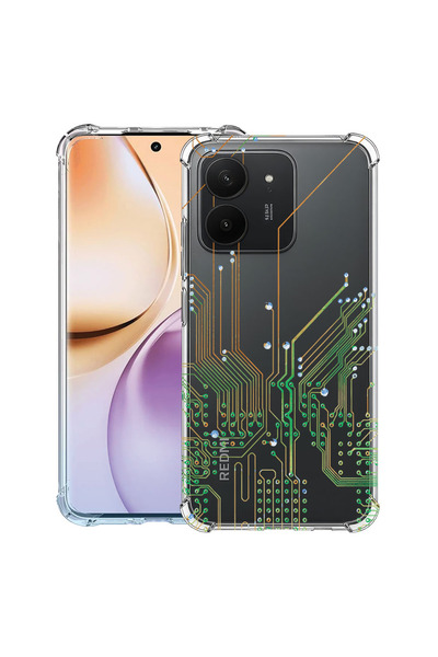 bestcase Husă Anti Shock Case For Xiaomi Redmi 15C 5G (173 mm), Circuit Board...
