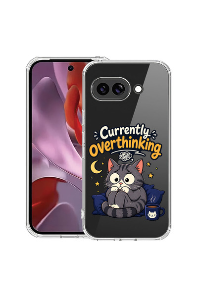 bestcase Husă Anti Shock Case For Google Pixel 9 / Pixel 9 Pro, Cat overthink...