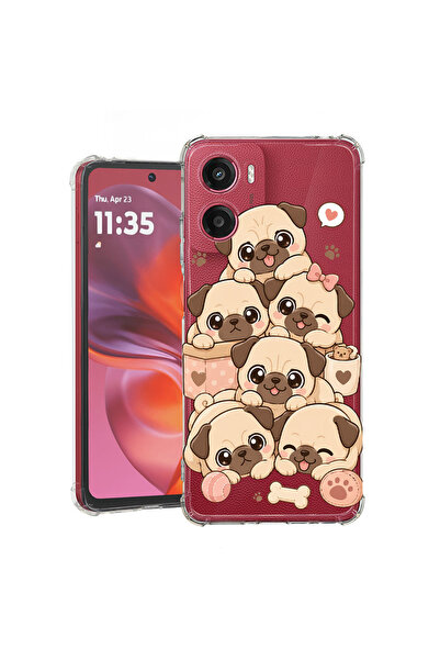 bestcase Husă Anti Shock Case For Motorola Moto G05 / Moto E15, Poppy dogs, 1...