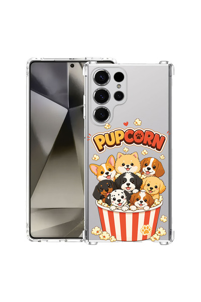bestcase Husă Antișoc pentru Samsung Galaxy S24 Ultra, Pupcorn, 1805841 AS 2193
