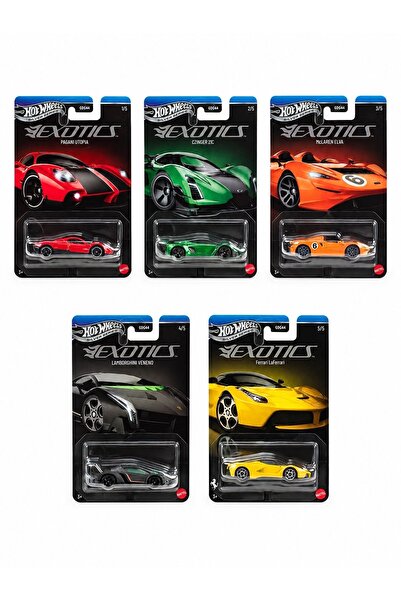 HOT WHEELS Silver Series Exotics GDG44-977U 5'li Set