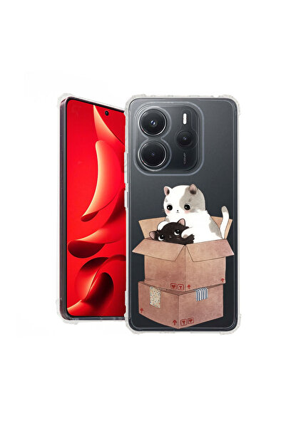 bestcase Αντικραδασμική Θήκη για Xiaomi Redmi Note 14 4G, Γάτες παίζουν σε κο...