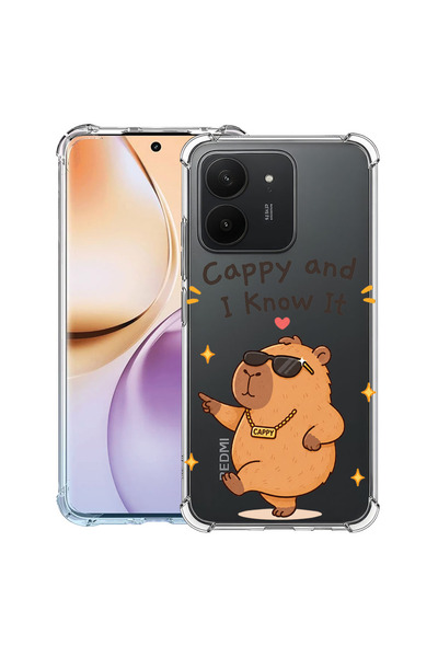 bestcase Противоударен калъф за Xiaomi Redmi 15C 5G (173 мм), Cappy and I Kno...