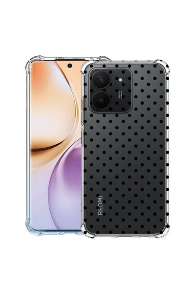 bestcase Αντικραδασμική Θήκη για Xiaomi Redmi 15C 5G (173 χιλ.), Μαύρα Πουά, ...