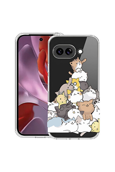 bestcase Husă Antișoc pentru Google Pixel 9a, Pisici la joc, 1925008 AS 2125