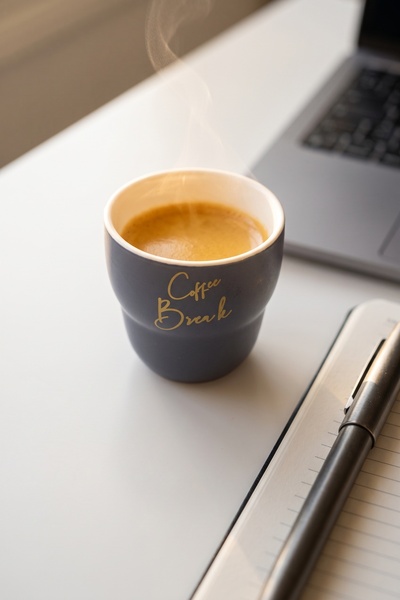 ACAR Cozy Porcelain Espresso Cup Navy Blue - 90 ml