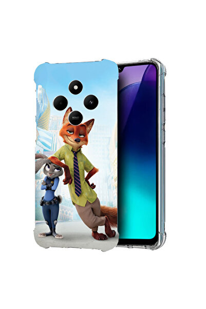 bestcase Husă Antișoc pentru Xiaomi Redmi 14C, Lup și iepure, 1913374 AS 2189