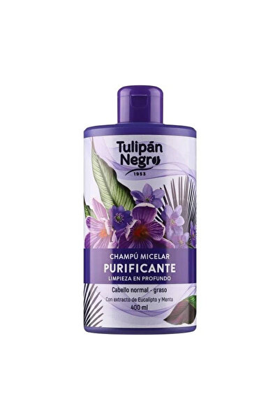 Tulipan Negro Sampon micelar Purificante cu extract de Eucalipt & Menta, 400 ml