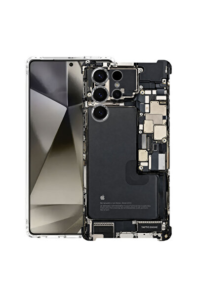 bestcase Husă Antișoc pentru Samsung Galaxy S22 Ultra, Placă de circuit, 1673...