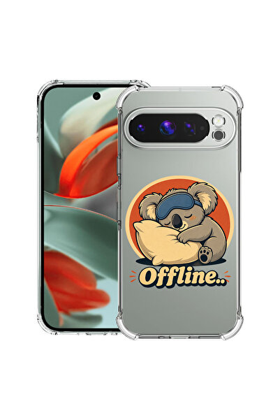 bestcase Husă Antișoc pentru Google Pixel 10 / Pixel 10 Pro, Panda Offline, 3...